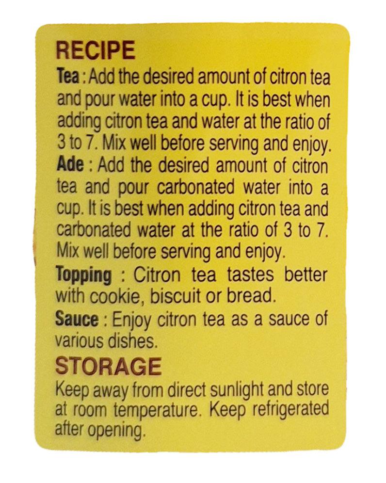 HAIO Ginger Tea with Honey & Yuza Citron Tea with Honey (Combo Pack), 2.2 Pounds Each Jar - 2 Jars - Mighty Depot