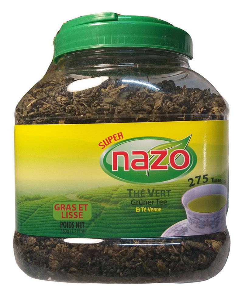 Nazo Green Tea, 1.21 Pounds, 1 Jar - Mighty Depot