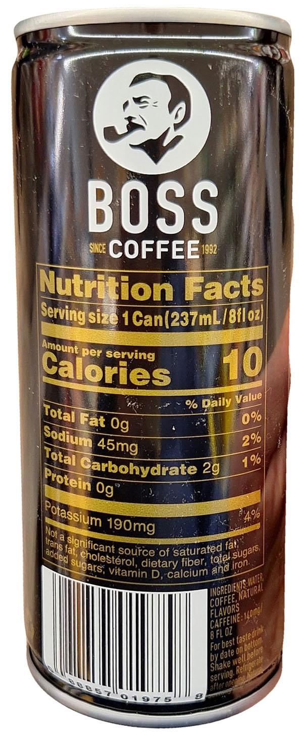 BOSS Suntory Collection, Japanese Canned Coffee, Boss Coffee, 1 Can - Mighty Depot