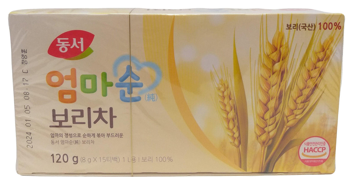 DongSuh Baby's Mild Barley Tea, 4.23 Ounces, (1 Box of 15 teabags) - Mighty Depot
