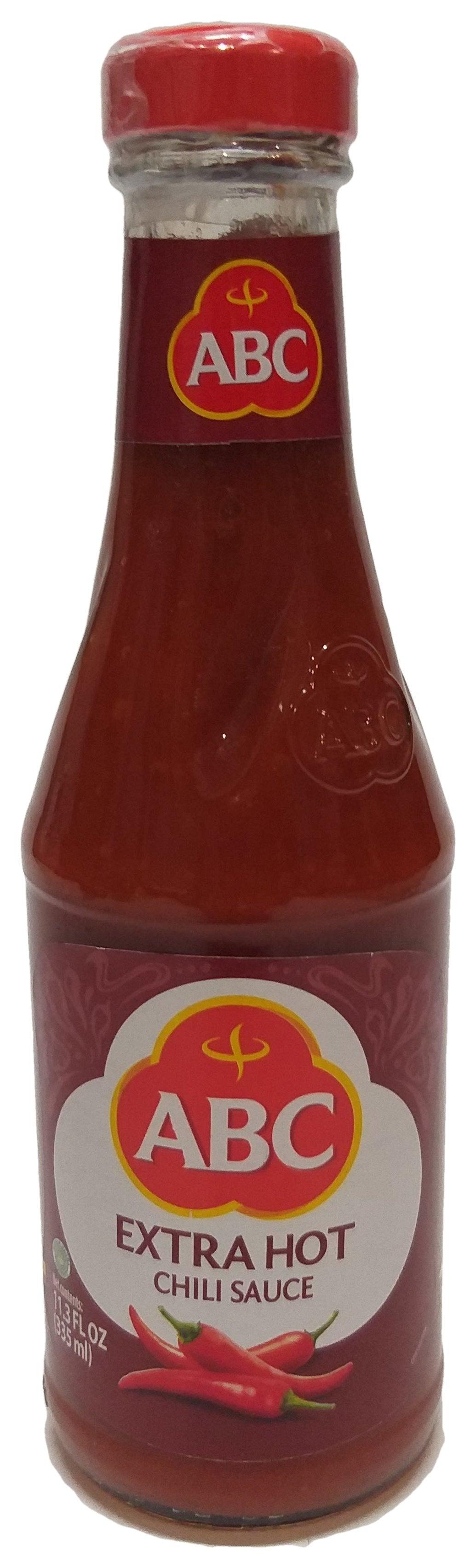 ABC Sambal Extra Pedas (Extra Hot Chili Sauce), 11.5 Ounces, 6 Bottles - Mighty Depot