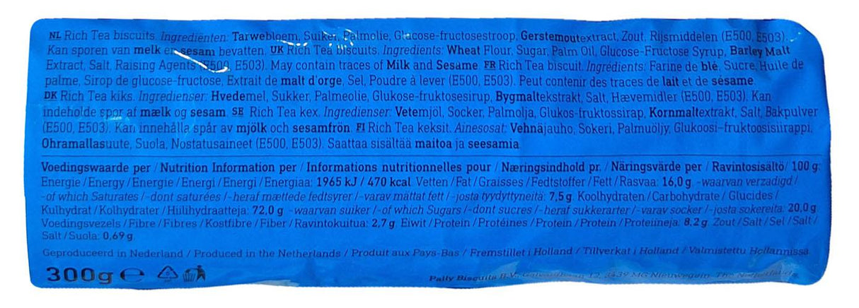 Pally Wheat Flour Biscuits (Rich Tea Flavor), 10.5 Ounces, 1 Unit - Mighty Depot