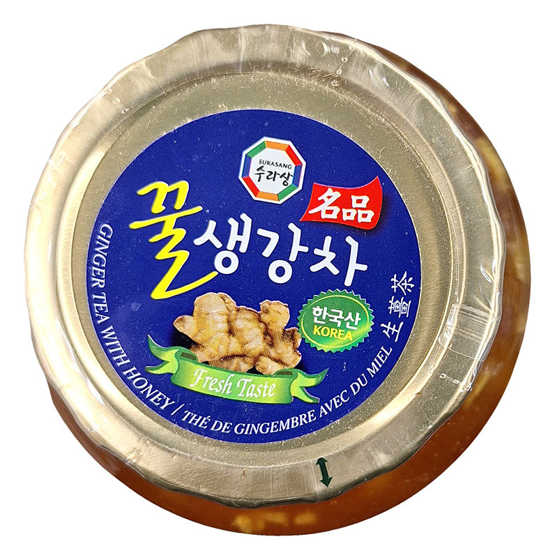 Surasang - Ginger Tea with Honey, 2.2 Pounds (1 Jar) - Mighty Depot