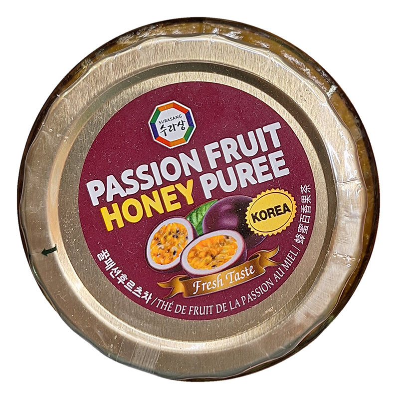 Surasang Passion Fruit Honey Puree, 20.46oz (1.28 lbs), 1 Jar