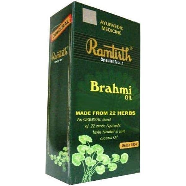 Ramtirth Brahmi Oil, 6.76 Ounces, 1 Count - Mighty Depot