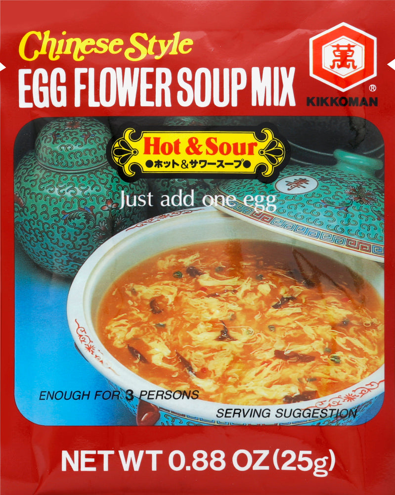 Kikkoman EGG FLOWER SOUP SPICY SZECHWAN Soup Mix 1.22oz (4 Pack) - Mighty Depot