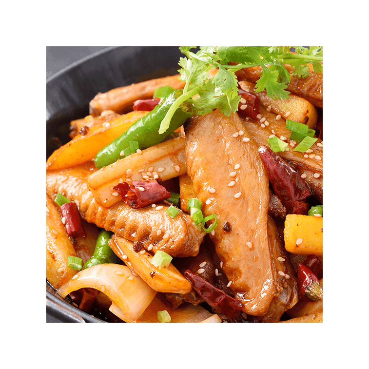 HAORENJIA Hot & Spicy Pot Seasoning 220g Spicy Flavor 好人家 麻辣香锅调料 220g 香辣味 - Mighty Depot