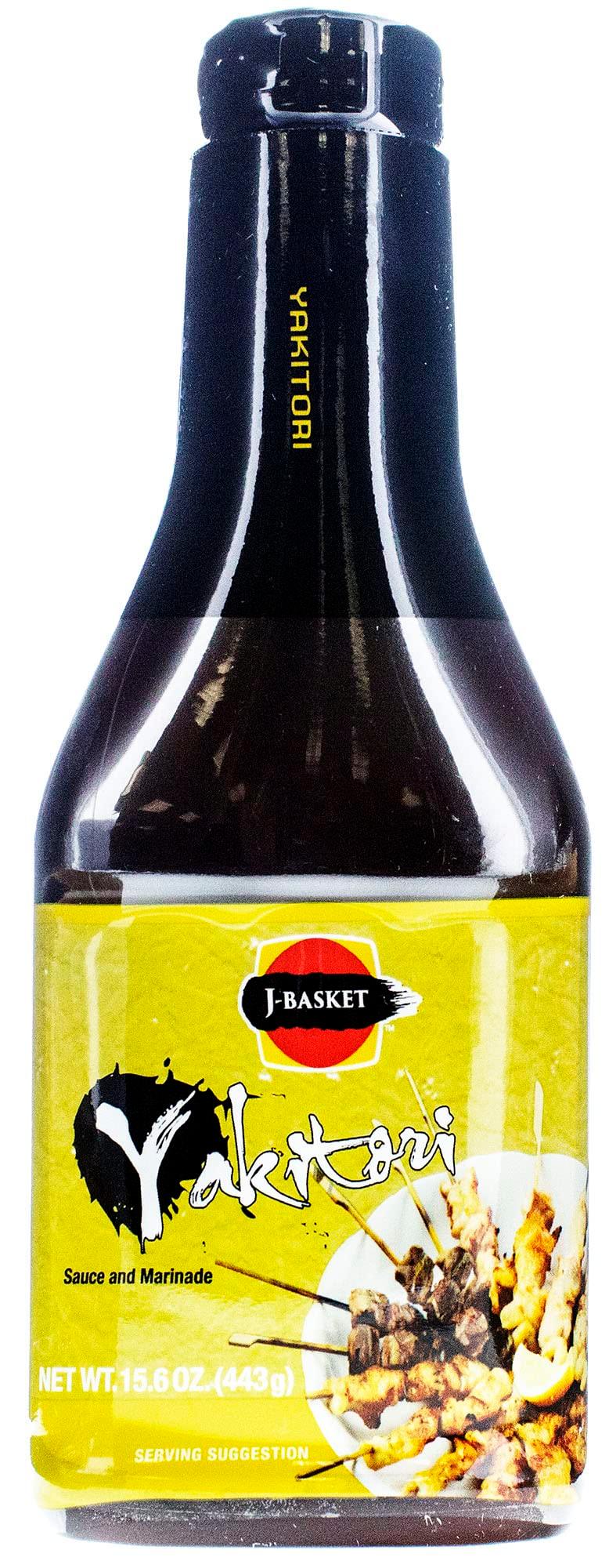 J-Basket Yakitori Sauce, 15 oz (1 bottle) - Mighty Depot