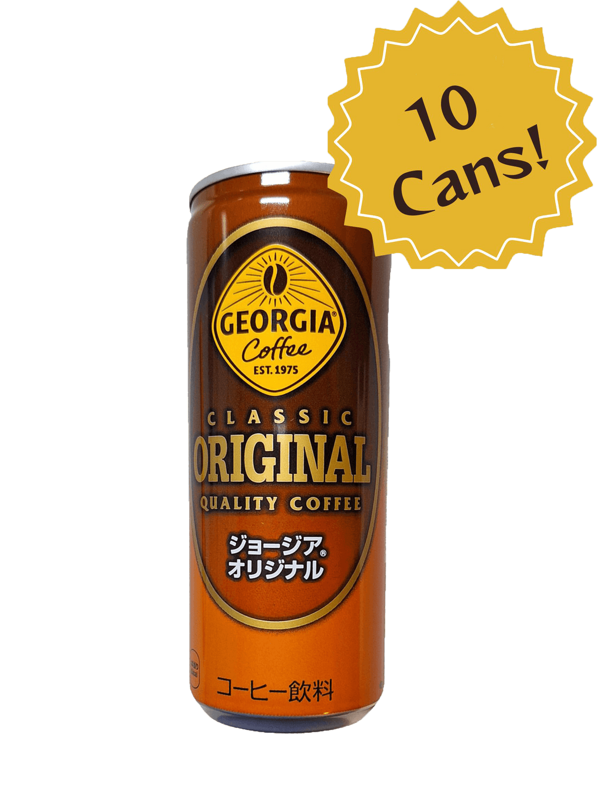 Georgia Coffee (10 Cans), Popular Japanese Drink, Made in Japan, Ships from U.S. - Mighty Depot