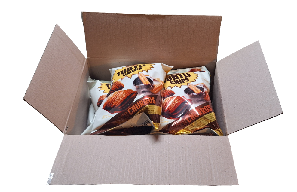 Orion Turtle Chips, Choco Churros, Gift Box with 7 bags