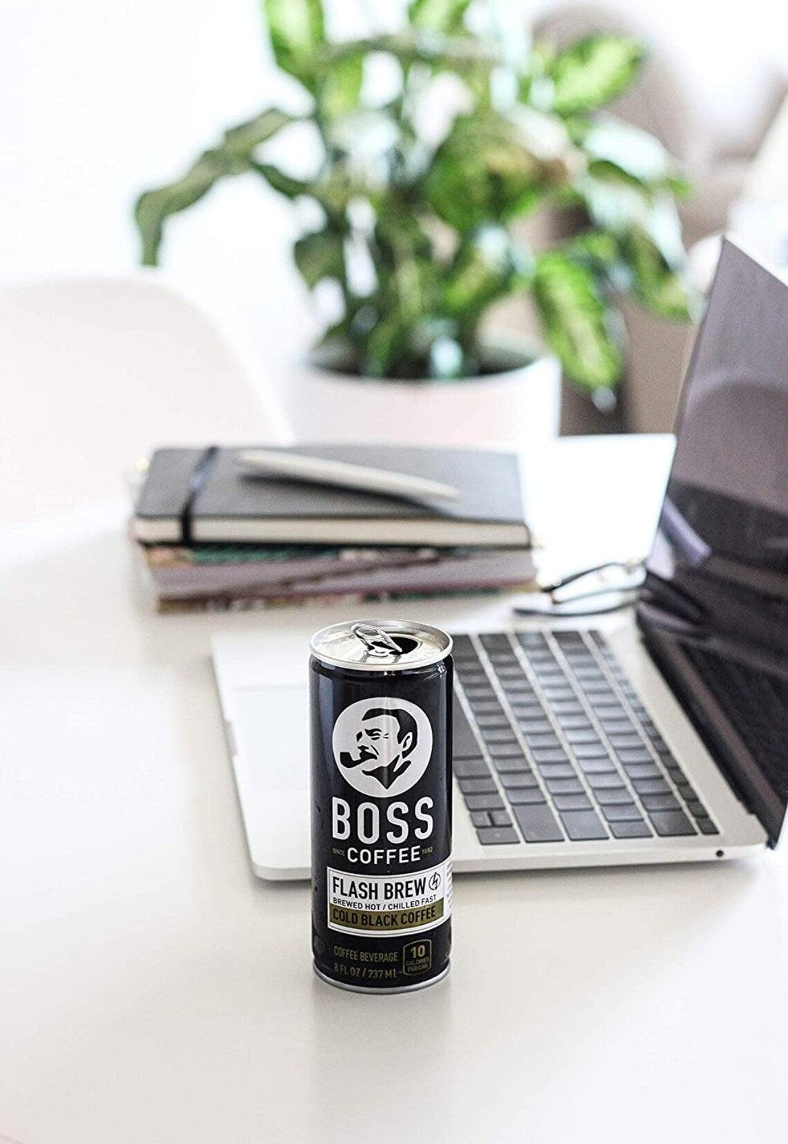 Suntory Japan BOSS Coffee Trio Pack - Rainbow Mountain Blend 6oz (1 Can), Original Black 8oz (1 Can), Au Lait 8oz (1 Can) - Mighty Depot