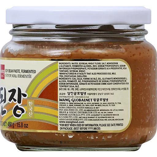 Wang Korea Fermented Soy Bean Paste, 15.8 Ounces, 1 Jar - Mighty Depot