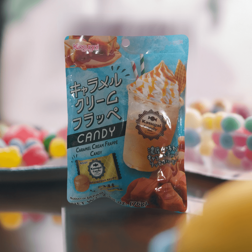 Kasugai Caramel Cream Frappe Candy, 2.68 Ounces, 1 Bag - Mighty Depot