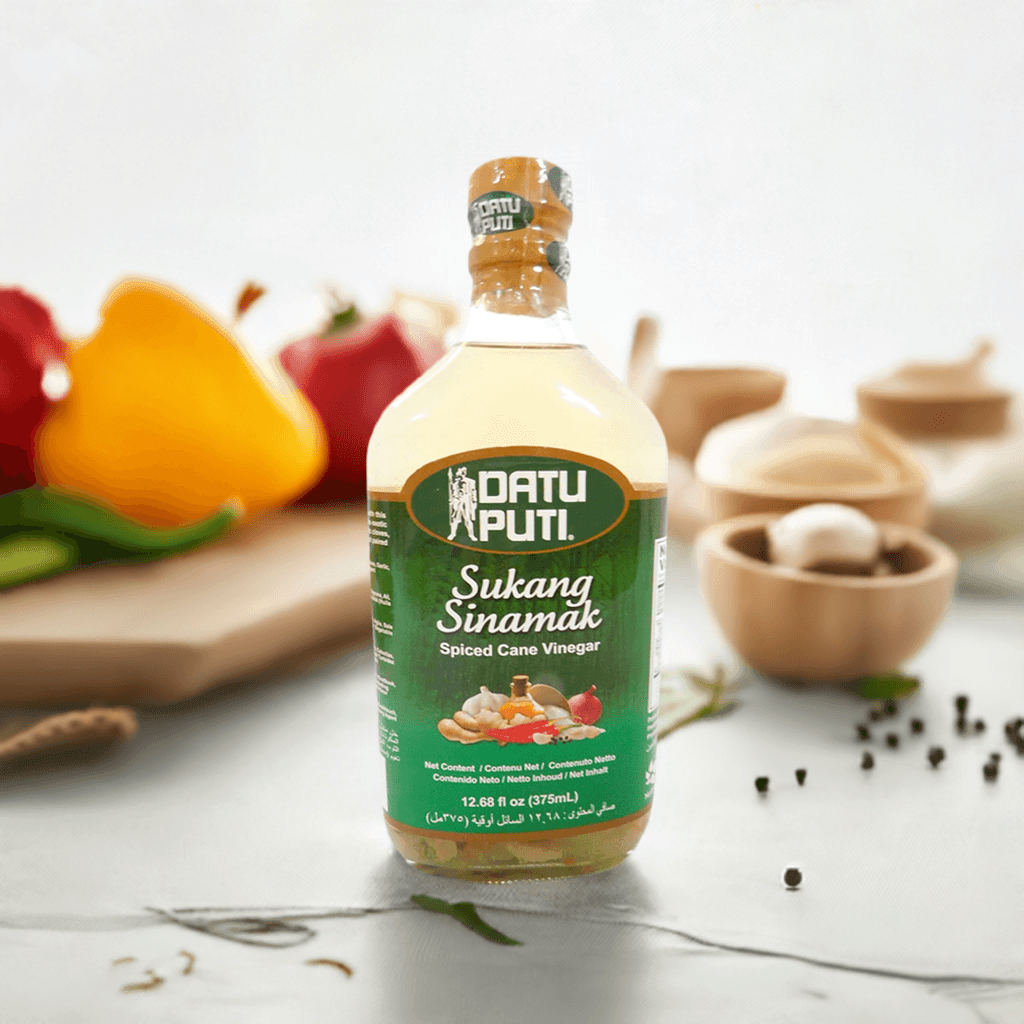 Datu Puti Sukang Sinamak (Spiced Cane Vinegar), 12.68 Ounces, 1 Bottle - Mighty Depot