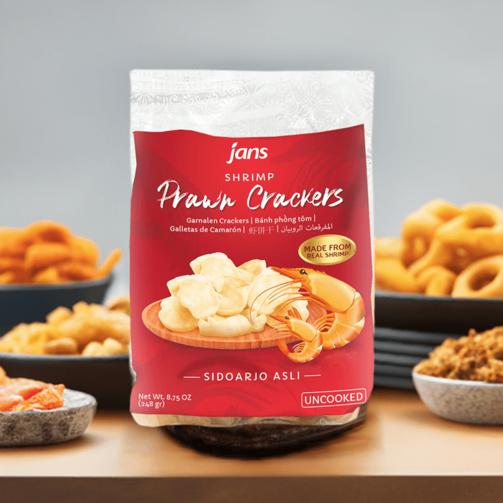 Jans Prawn Crackers, 7 Ounces, 1 Bag - Mighty Depot