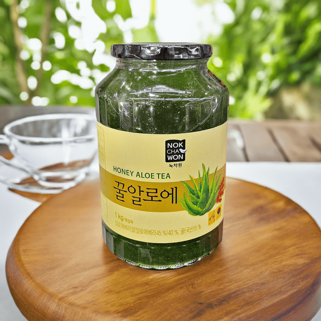 Nokchawon Honey Aloe Tea, 2.23 Pounds, 1 Jar - Mighty Depot