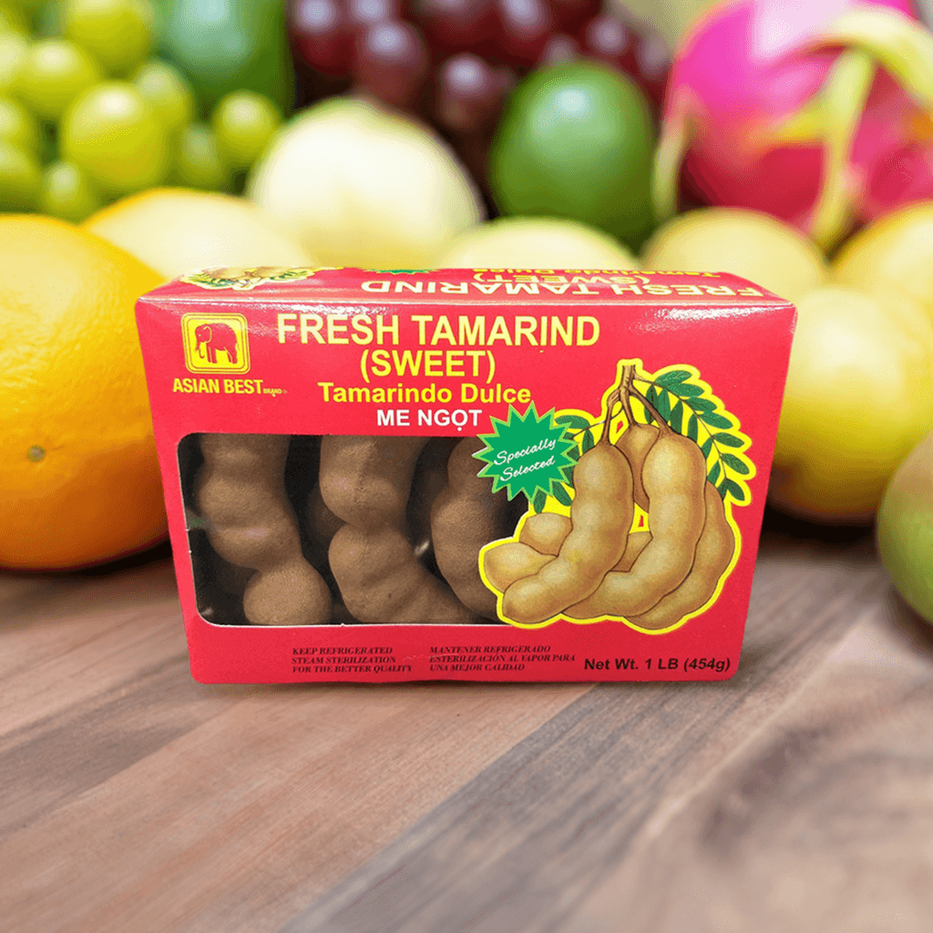 Asian Best - Fresh Tamarind (Sweet), 1 Pound, (1 Box) - Mighty Depot