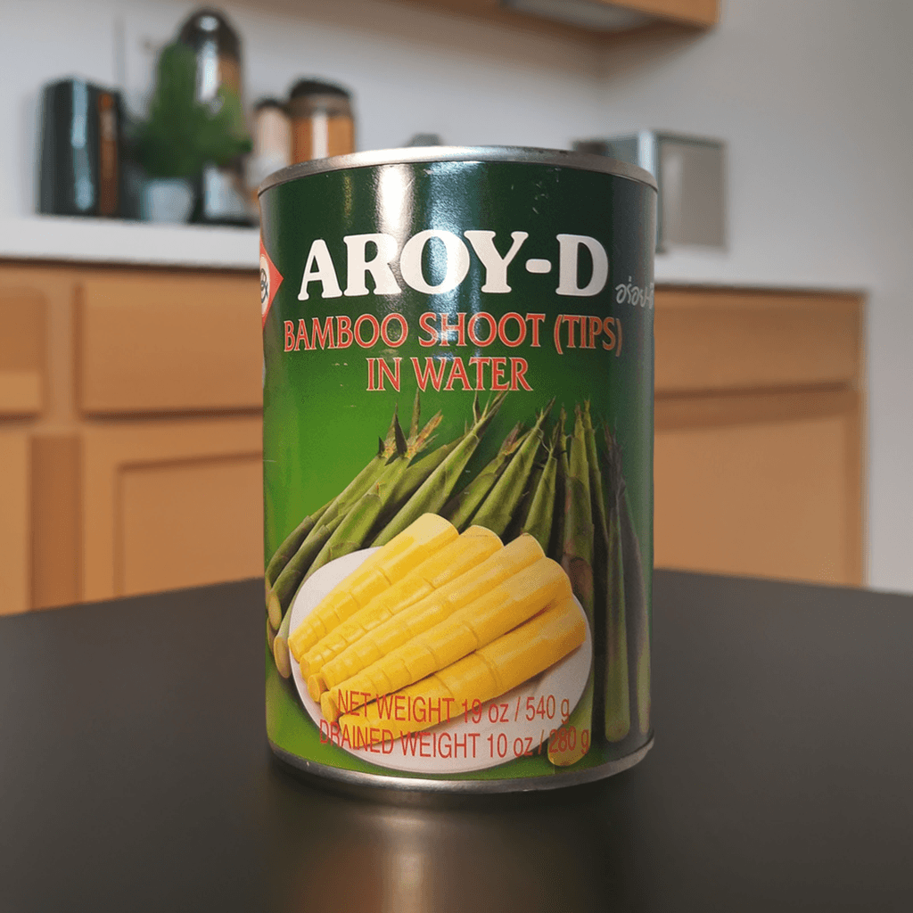 Aroy-D Bamboo Shoots Tips in Water, 19 Ounces, 1 Can - Mighty Depot