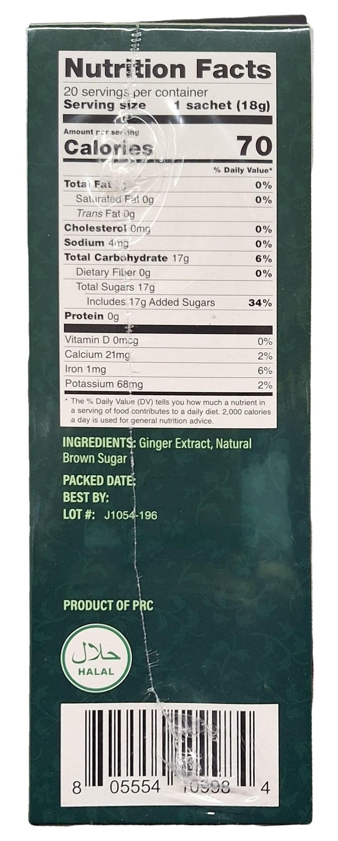 Natural Garden - Ginger Tea, 12.7 Ounces, 1 Box - Mighty Depot