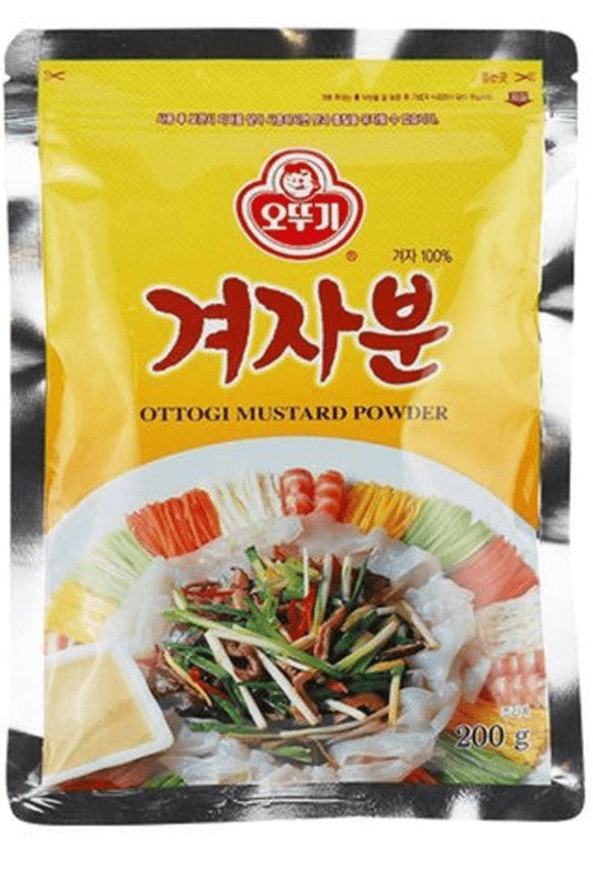 OTTOGI mustard powder 200g Korean food seasoning (1 Pouch) - Mighty Depot