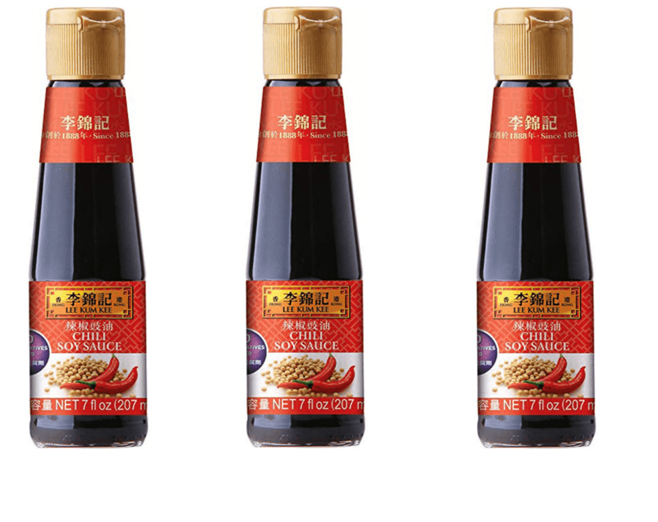 Lee Kum Kee Chili Soy Sauce 7oz 香港李锦记 辣椒鼓油/酱油 (Pack of 3) - Mighty Depot