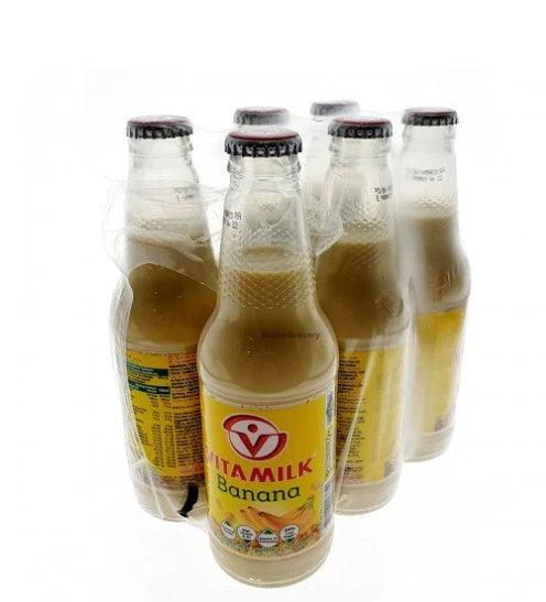 Vitamilk Banana Soy Milk 10 fl oz, 6 Bottles - Mighty Depot