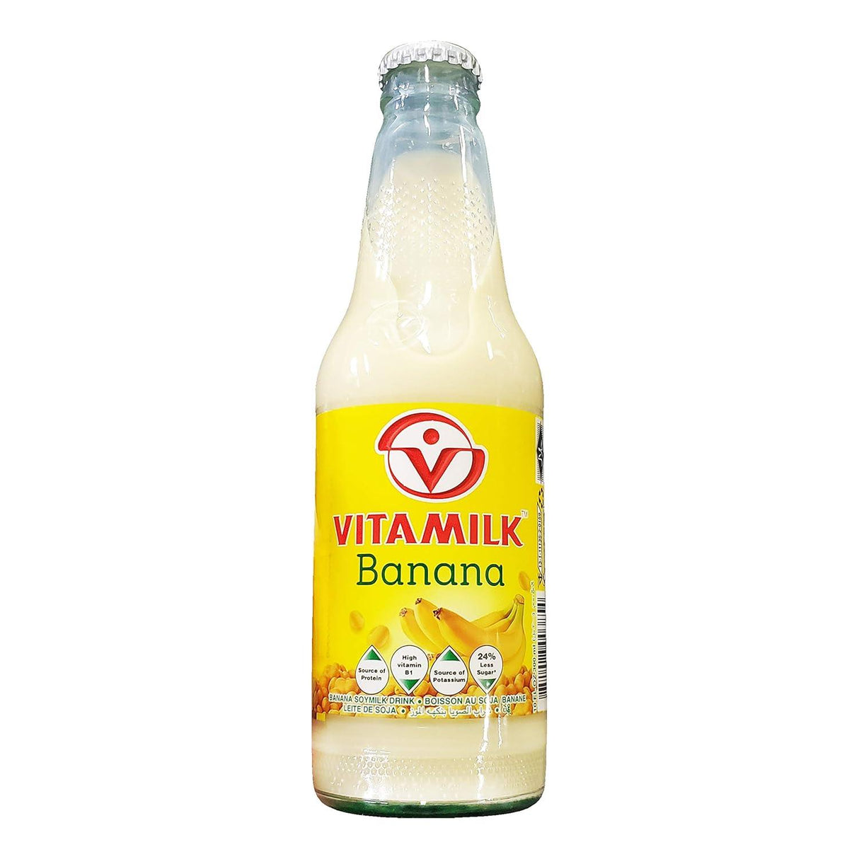 Vitamilk Banana Soy Milk 10 fl oz, 6 Bottles - Mighty Depot