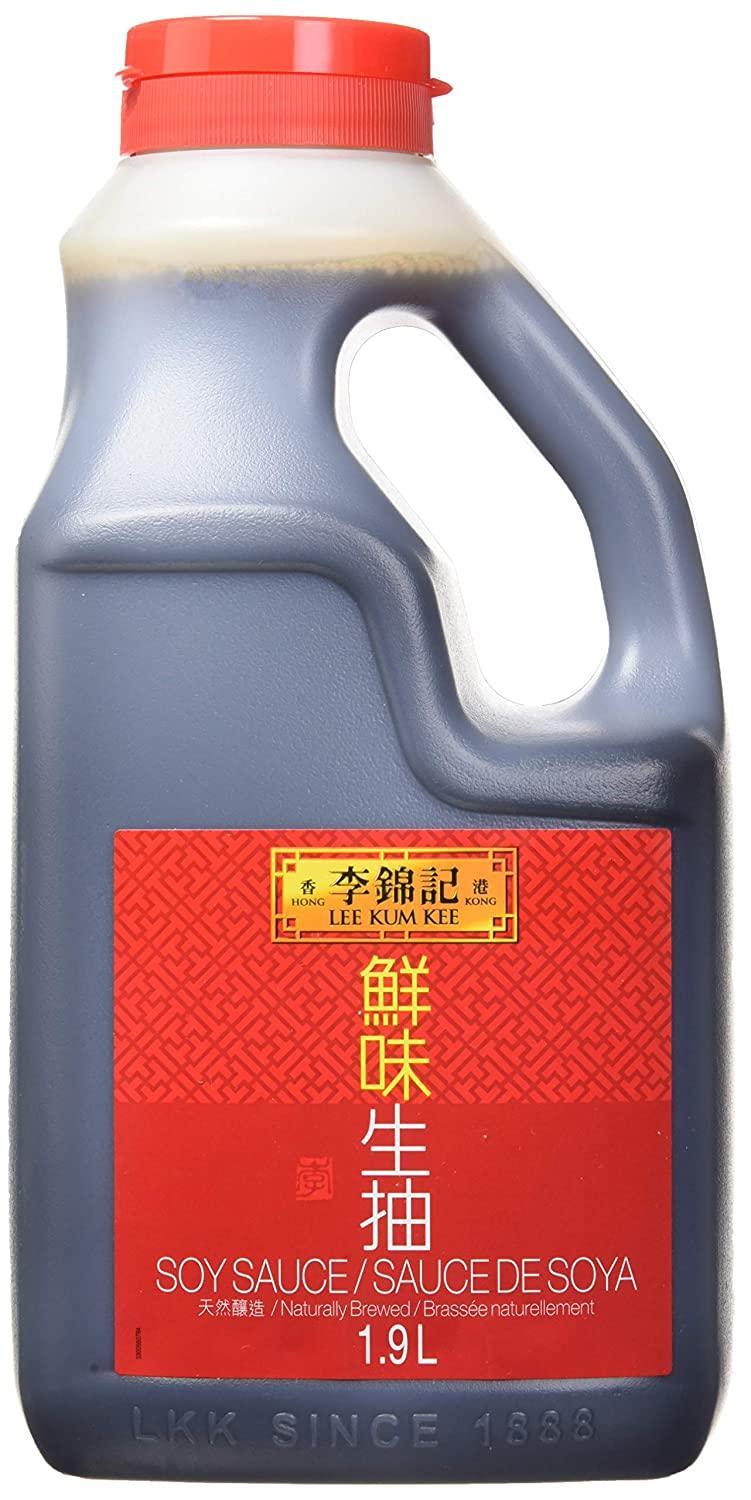 Lee Kum Kee Soy Sauce, 64 oz plastic bottle (pack of 1) - Mighty Depot