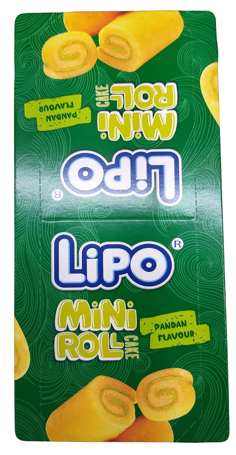 Lipo Mini Roll Cake (Pandan Flavor), 10.1 Ounces, (Pack of 1) - Mighty Depot