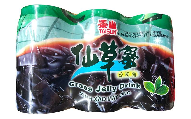 Taisun Grass Jelly drink, 10.48 Ounces Per Can, (Pack of 6) - Mighty Depot