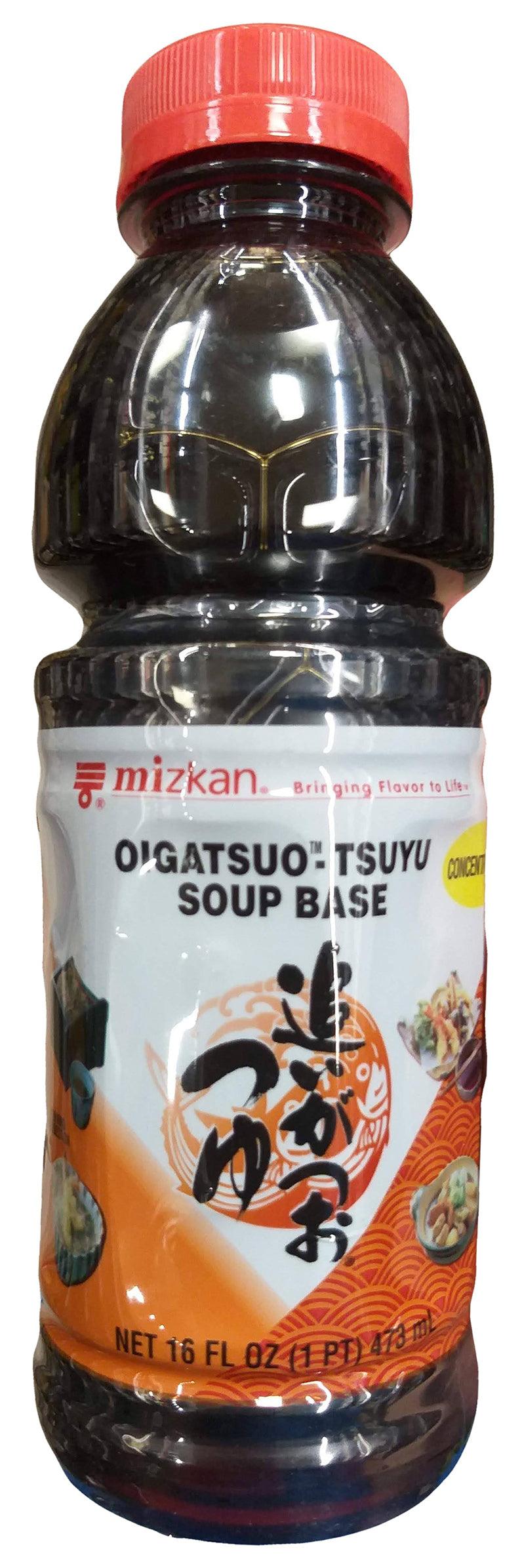Mizkan Oigatsuo-Tsuyu Soup Base, 16 Ounces, (Pack of 1 Bottle) - Mighty Depot