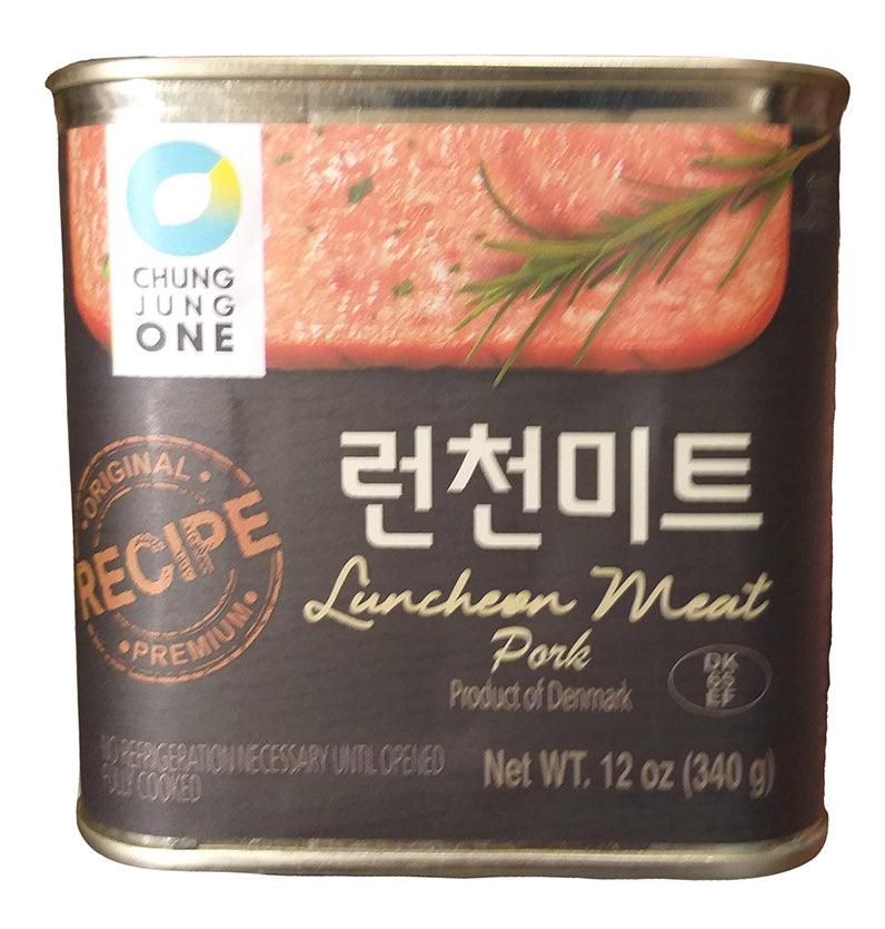 ChungJungOne Luncheon Meat Pork, 12oz, (Pack of 2 Cans) - Mighty Depot