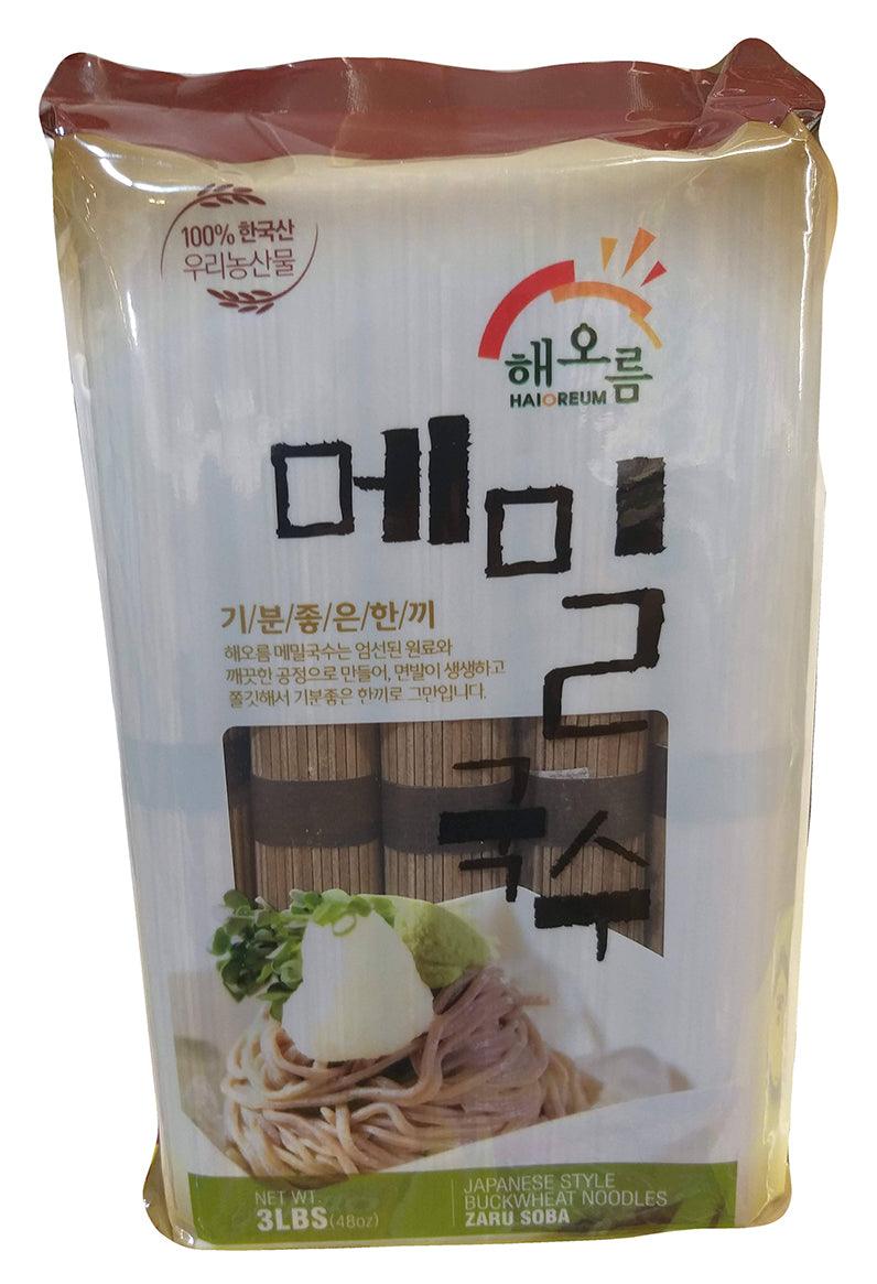 Haioreum Zaru Soba Japanese Style Buckwheat Noodles, 3 Pounds, (Pack of 1) - Mighty Depot