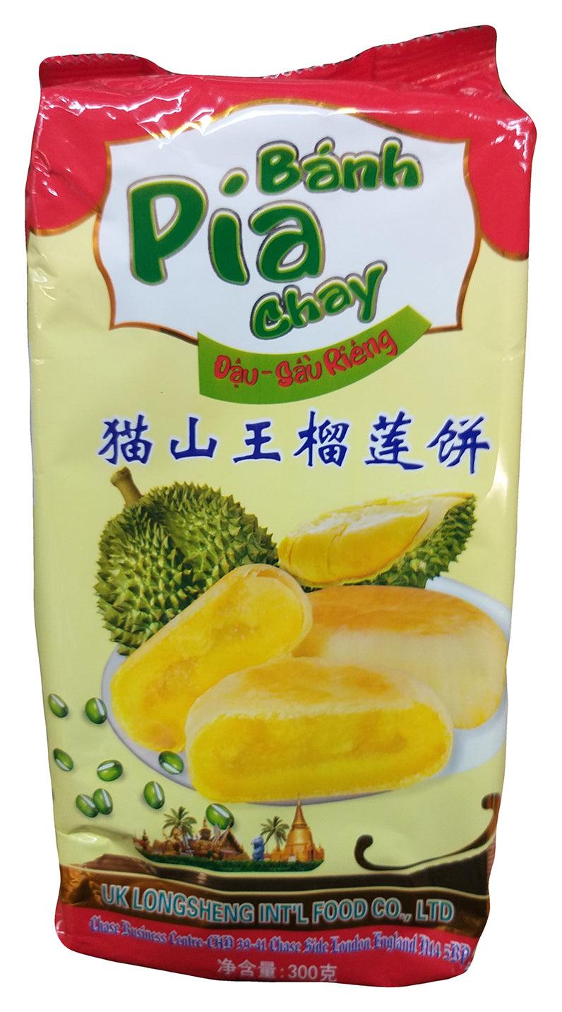 Banh Pia Chay Durian Cake, 10.58 Ounces, (Pack of 1) - Mighty Depot
