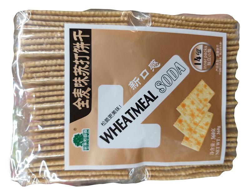 Fruit Garden Road Wheatmeal Soda Crackers, 12.69 Ounces, (Pack of 1) - Mighty Depot