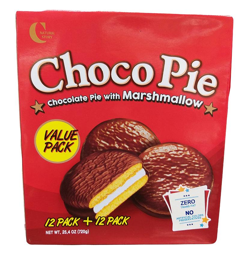 Crown Choco Pie (with Marshmallow), 25.4 Ounces, (Pack of 1) - Mighty Depot