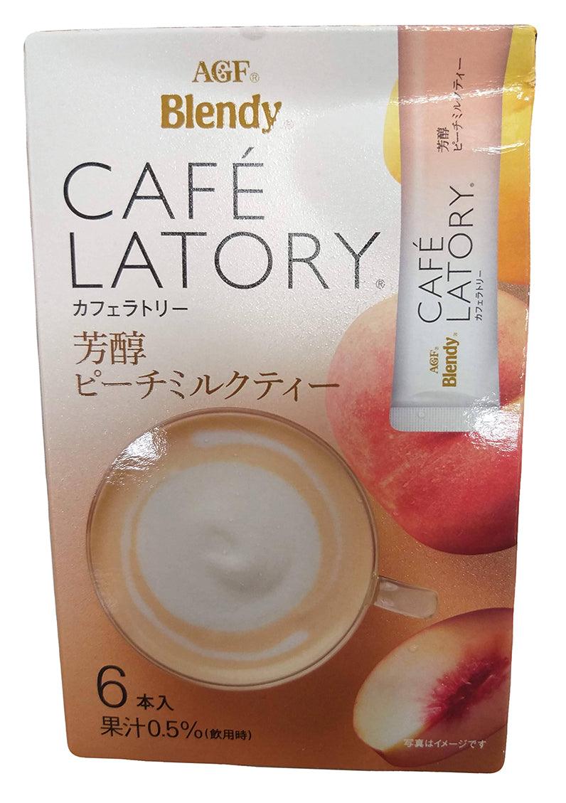 AGF Blendy Cafe Latory (Peach Milk), 2.3 Ounces, (Pack of 1) - Mighty Depot