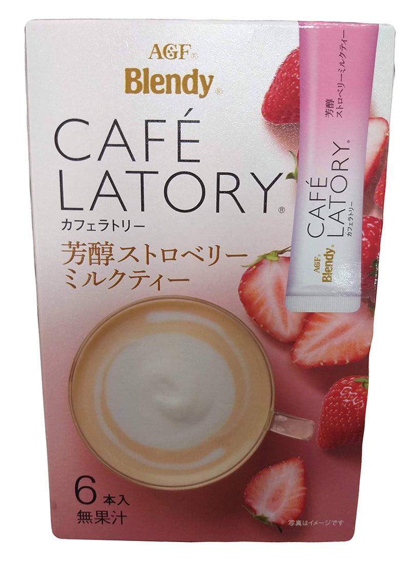 AGF Blendy Cafe Latory (Rich Strawberry), 2.3 Ounces, (Pack of 1) - Mighty Depot