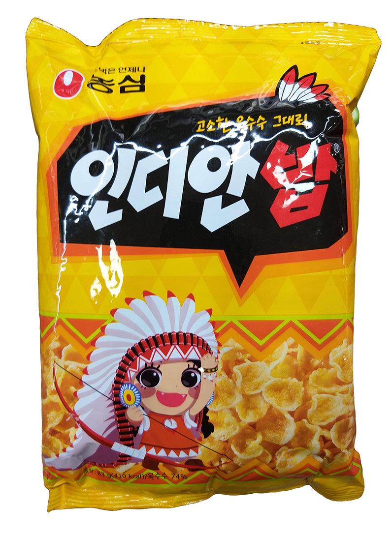 Nongshim Korean Corn Snack Indian Bob, 2.9 Ounces, 1 Bag - Mighty Depot