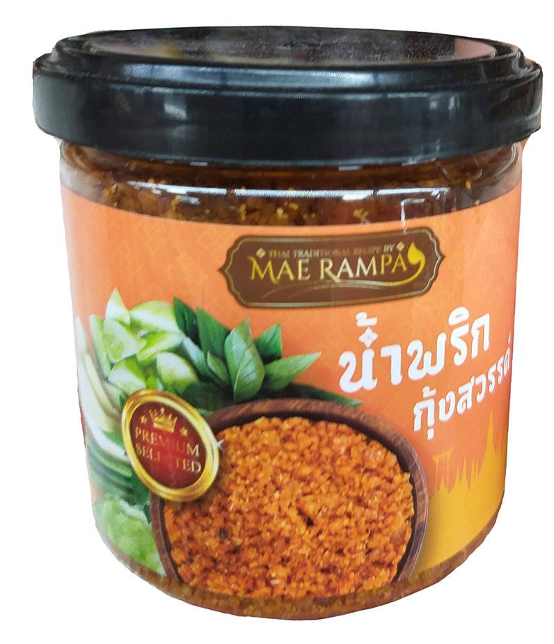 Mae Rampa Sweet Shrimp Chili Paste, 3.5 Ounces, (Pack of 1 Jar) - Mighty Depot