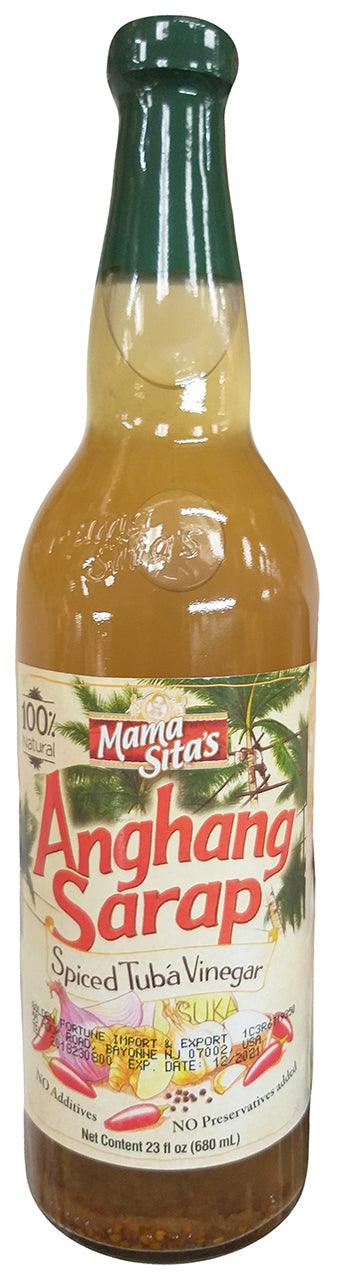 Mama Sita's Anghang Sarap Spiced Tuba Vinegar, 23 Ounces, (Pack of 1 Bottle) - Mighty Depot