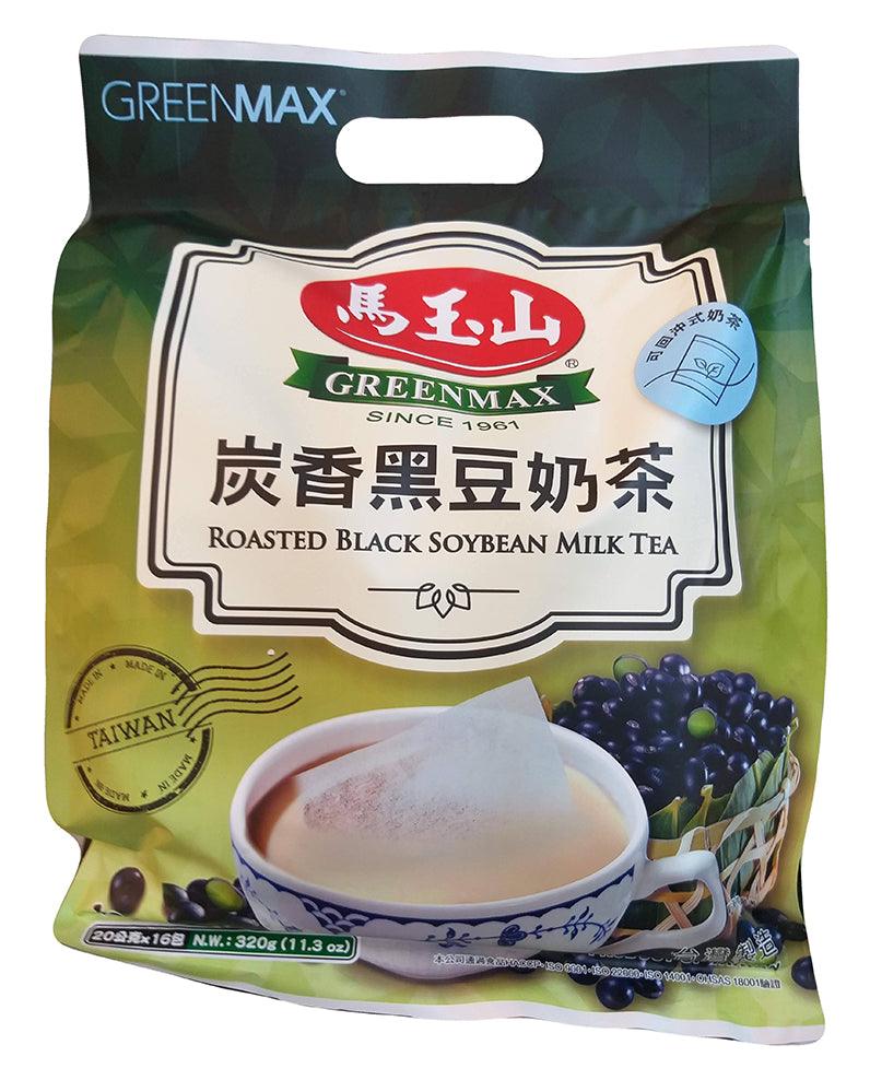 Greenmax Roasted Black Soybean Milk Tea, 11.3 Ounces, (Pack of 1) - Mighty Depot
