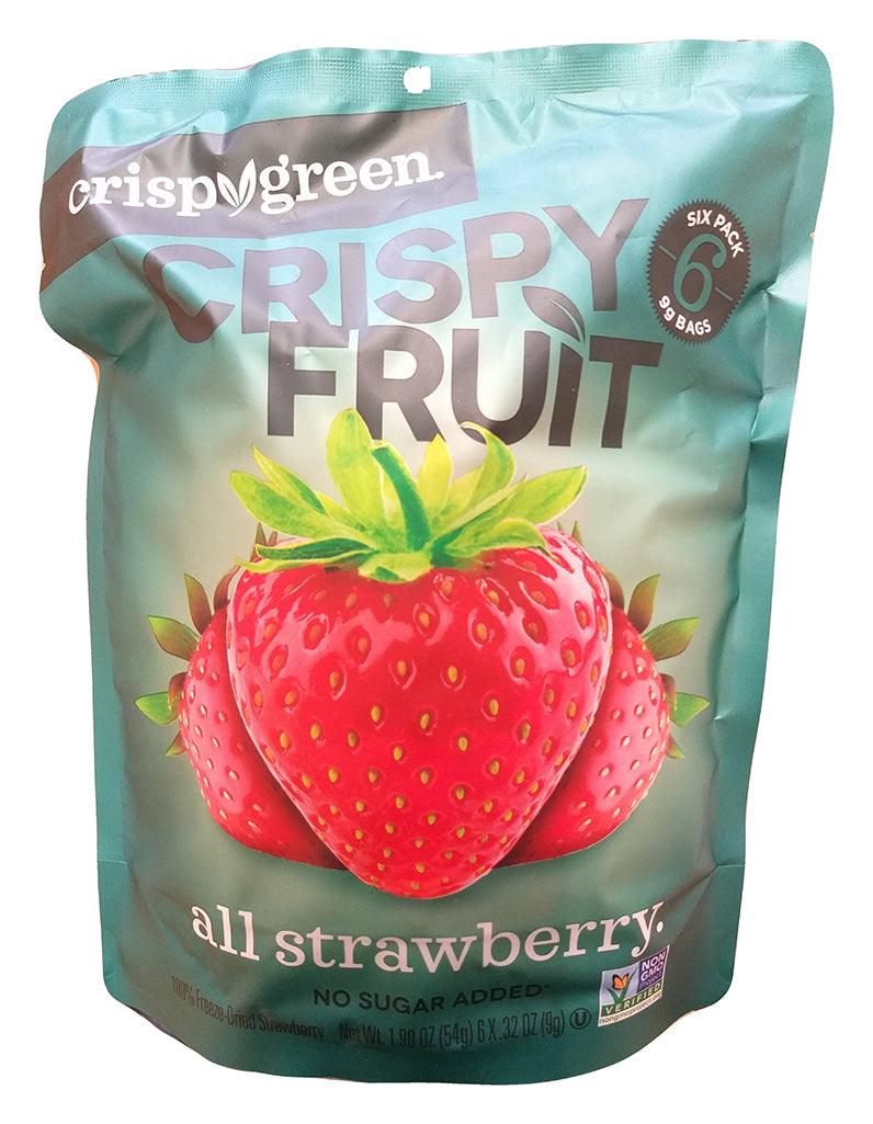 Crispy Green Crispy Fruit (All Strawberry), 1.90 Ounces, (Pack of 1) - Mighty Depot