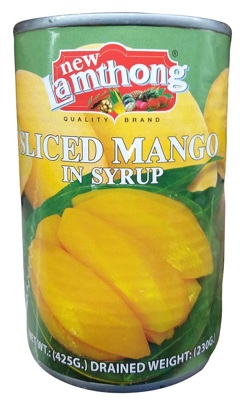 New Lamthong Sliced Mango in Syrup, 15 Ounces, (Pack of 1 Can) - Mighty Depot