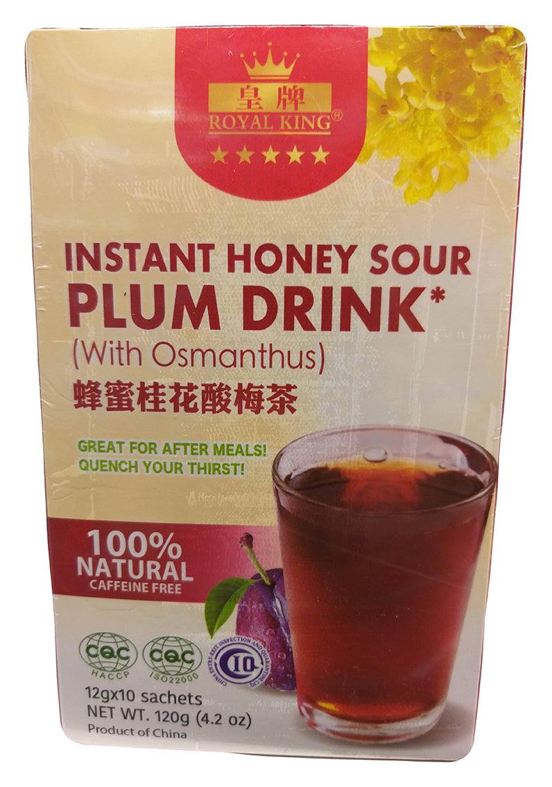 Royal King Instant Honey Sour Plum Drink (with Osmanthus), 4.2 Ounces, (Pack of 1) - Mighty Depot