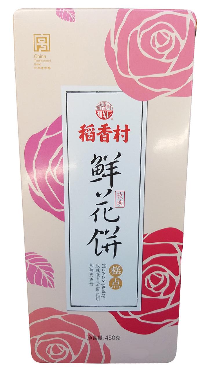 Dao Xiang Cun Wheat Flower Cake (Rose), 15.85 Ounces, (Pack of 1) - Mighty Depot