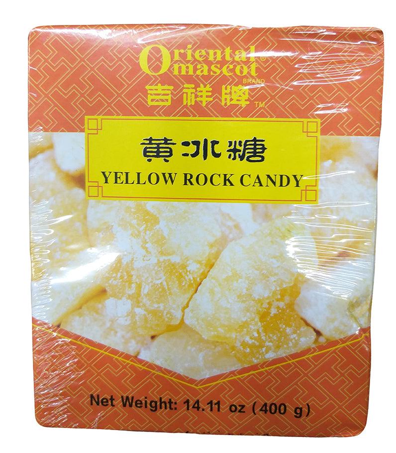 Oriental Mascot Yellow Rock Candy, 14.11 Ounce, (Pack of 1) - Mighty Depot