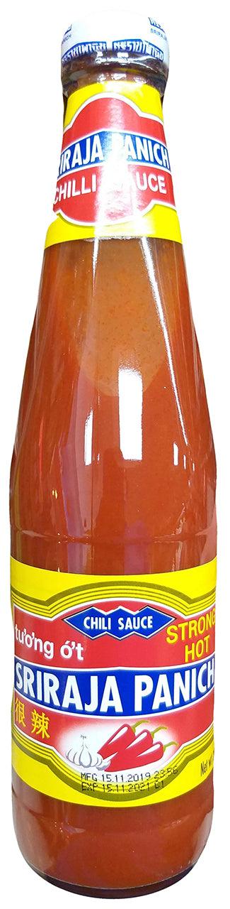 Sriraja Panich - Red Chili Sauce (Strong Hot), 20.1 Ounces, (Pack of 1 Bottle) - Mighty Depot