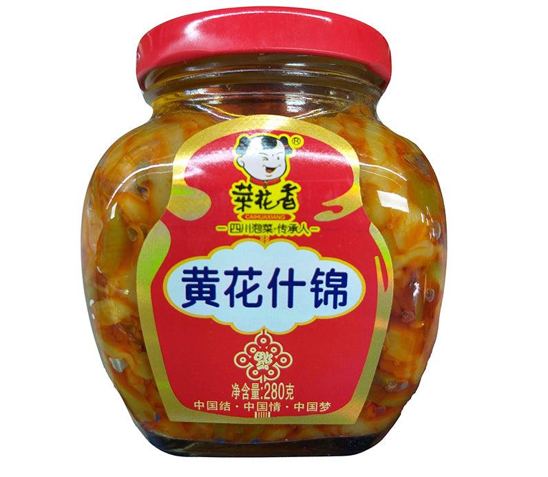 CaiHuaxiang Daylily mixed vegetables, 9.8 Ounces, (Pack of 1 Jar) - Mighty Depot