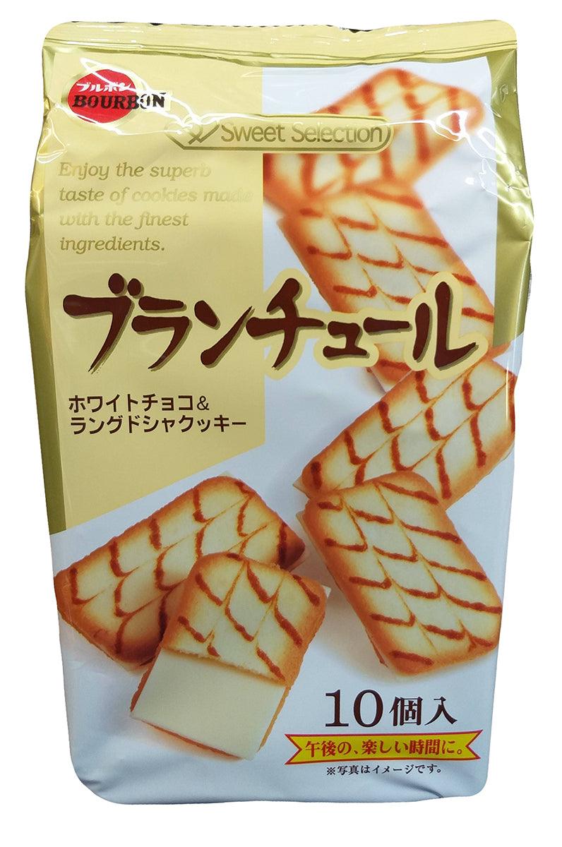 Bourbon Blanchul White Chocolate Cookies, 2.75 Ounces, (Pack of 1) - Mighty Depot